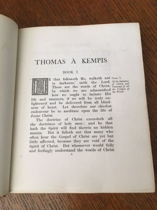OF THE IMITATION OF CHRIST. Books 1, 2 and 3.
