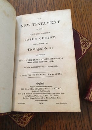THE HOLY BIBLE. -- NEW TESTAMENT. -- PSALMS OF DAVID.