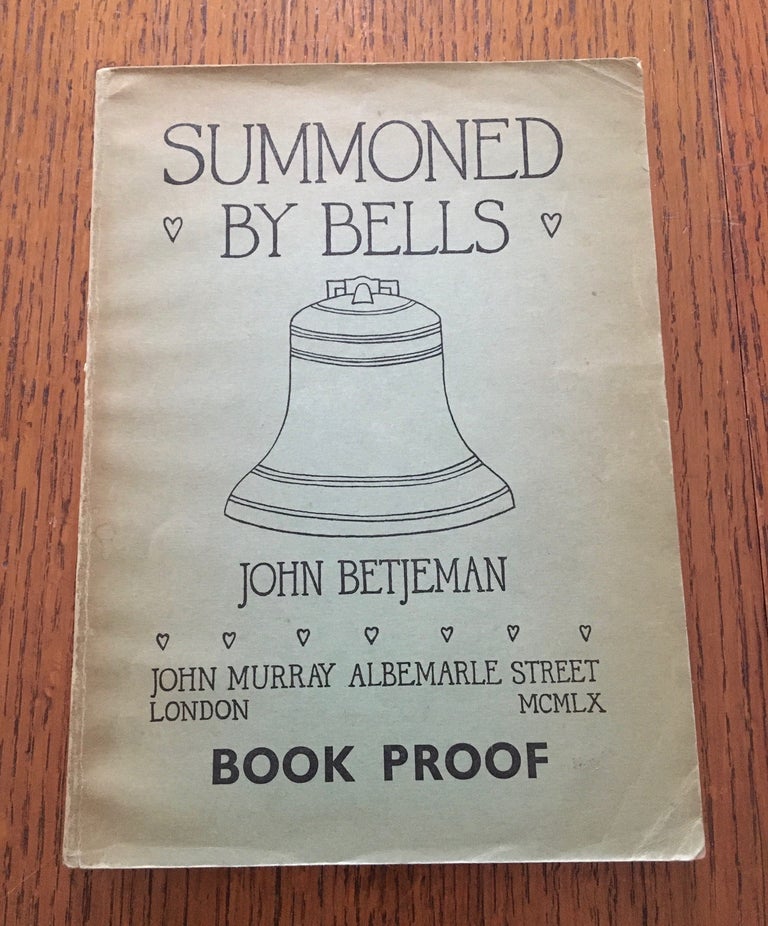 Item #10268 SUMMONED BY BELLS. BETJEMAN. JOHN.