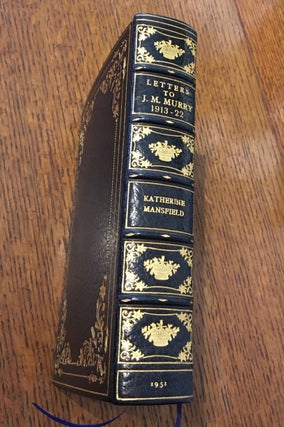 Item #10301 KATHERINE MANSFIELD'S LETTERS TO JOHN MIDDLETON MURRY. 1913 - 1922. Edited by John...