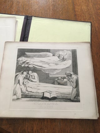 BLAIR'S GRAVE, ILLUSTRATED IN TWELVE PLATES BY BLAKE. The Grave, A Poem. Illustrated by twelve etchings executed by Louis Schiavonetti, from the original inventions of William Blake.