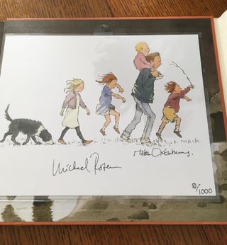 WE'RE GOING ON A BEAR HUNT. 30th Anniversary collector's edition, with signed illustration.