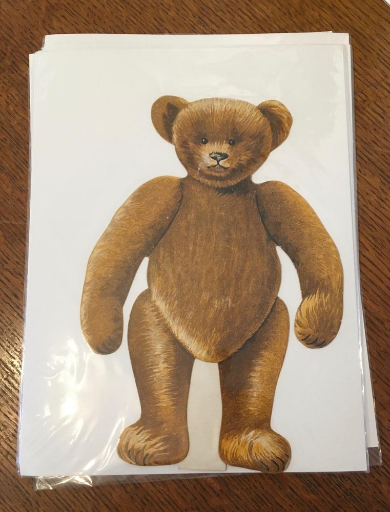 Item #10346 PAPER DOLL. With five outfits. TEDDY BEAR.