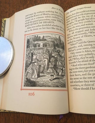 ALICE IN WONDERLAND. & THROUGH THE LOOKING GLASS. With all the original engravings as drawn by Sir John Tenniel.