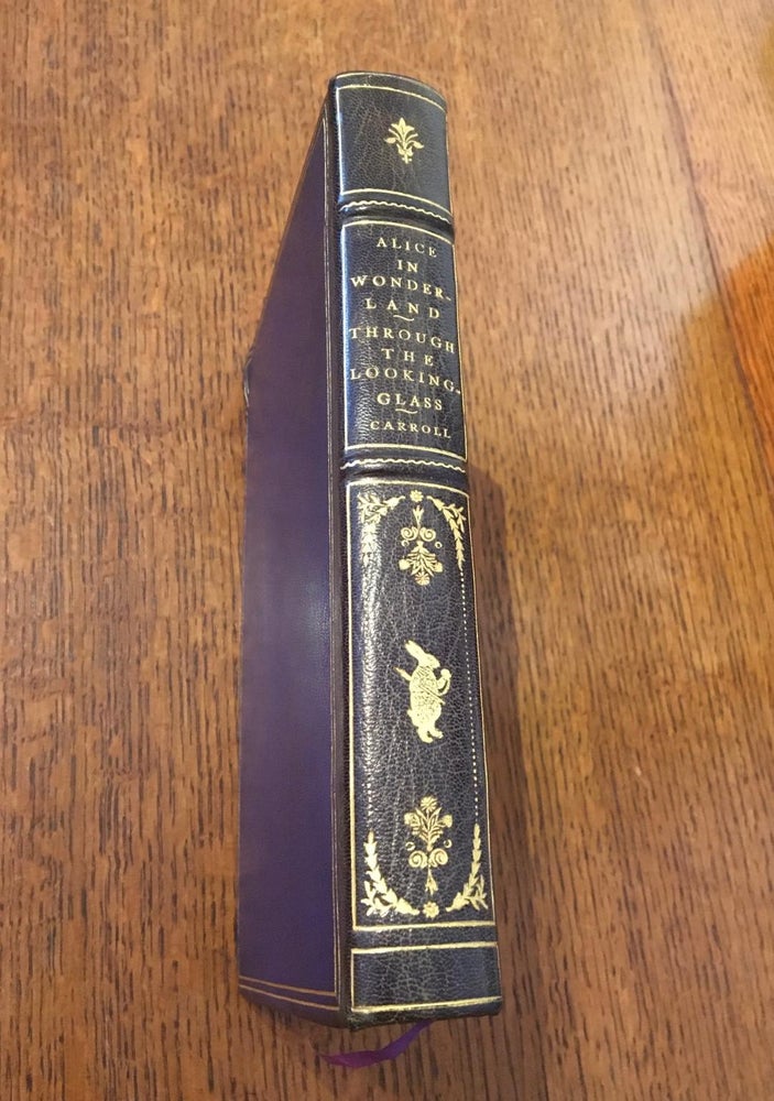 Item #10381 ALICE IN WONDERLAND. & THROUGH THE LOOKING GLASS. With all the original engravings as drawn by Sir John Tenniel. CARROLL. LEWIS., Tenniel. John. Illustrates.