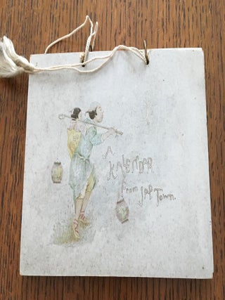Item #10392 A KALENDAR FROM JAP TOWN. SUNTER. J. PAULINE. Designs