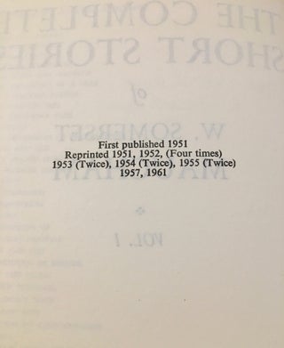 THE COMPLETE SHORT STORIES.