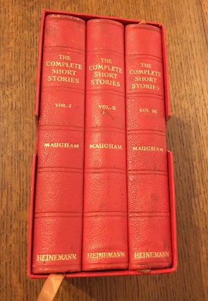 Item #10442 THE COMPLETE SHORT STORIES. MAUGHAM. W. SOMERSET
