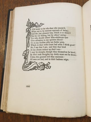 THE SONNETS. With decorations by Ernest G. Treglown, engraved on wood by Charles Carr.