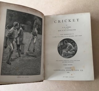 CRICKET. The Badmington Library of Sports and Pastimes.