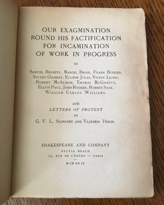 OUR EXAMINATION ROUND HIS FACTIFICATION FOR INCAMINATION OF WORK IN PROGRESS. With letters of protest by G. V. L. Slingsby and Vladimir Dixon.