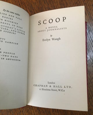 SCOOP. A Novel about Journalists.