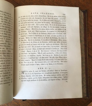 NOVUM TESTAMENTUM. Juxta Exemplar Millianum.