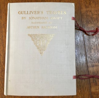 Item #10629 GULLIVER'S TRAVELS. Into several remote nations of the world. RACKHAM. ARTHUR....