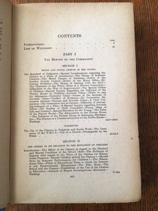 THE CINEMA. It's present position and future possibilities. -- Being the report of and chief evidence taken by the Cinema Commission of inquiry instituted by the National Council of public morals.