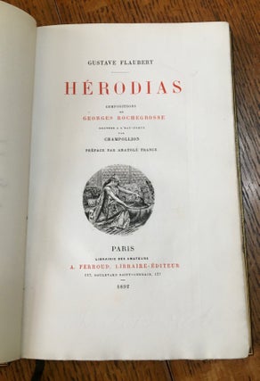 Item #10648 HERODIAS. Compositions de Georges Rochegrosse gravees a L'eau-forte par Champollion....