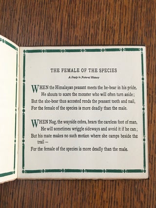 THE FEMALE OF THE SPECIES.