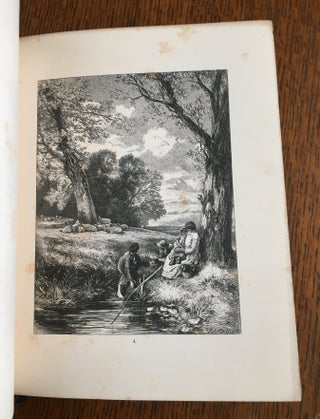 BIRKET FOSTER'S PICTURES OF ENGLISH LANDSCAPE. Engraved by The Brothers Dalziel. With pictures and words by Tom Taylor.