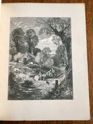 BIRKET FOSTER'S PICTURES OF ENGLISH LANDSCAPE. Engraved by The Brothers Dalziel. With pictures and words by Tom Taylor.