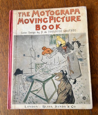 Item #10709 THE MOTOGRAPH MOVING PICTURE BOOK. Cover design specially drawn for the book by H. de...