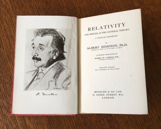 Item #10713 RELATIVITY. The Special and the General Theory. A popular exposition. Translated by...