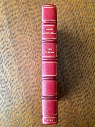 Item #10727 MOUNT WASHINGTON. A guide and short history. Foreword by Sherman Adams. RANDALL. PETER