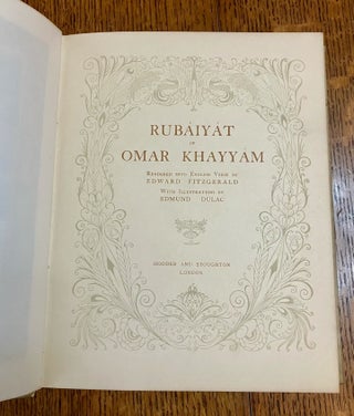 THE RUBAIYAT OF OMAR KHAYYAM.