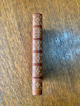LYRICAL POEMS. Selected and annotated by Francis T. Palgrave. The Golden Treasury series.