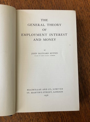 THE GENERAL THEORY OF EMPLOYMENT INTEREST AND MONEY.
