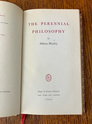THE PERENNIAL PHILOSOPHY.