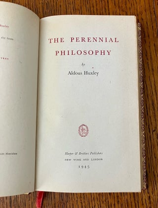 THE PERENNIAL PHILOSOPHY.