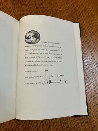 THE SHORT STORIES OF CHARLES DICKENS. Selected and introduced by Walter Allen.