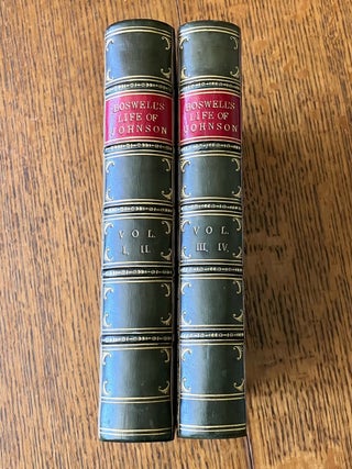 Item #10896 THE LIFE OF SAMUEL JOHNSON. New edition, elucidated by copius notes, and illustrated...