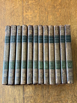 Item #10897 THE WORKS. A new edition in twelve volume. With an essay on his life and genius, by...
