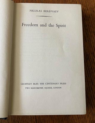 FREEDOM AND THE SPIRIT.