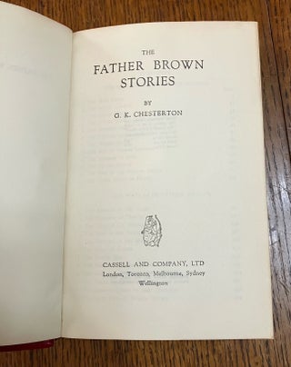 THE FATHER BROWN STORIES. The Innocence of Father Brown, The Wisdom of F. B, The incredulity of F. B, The secret of F.B., The scandal of F. B.