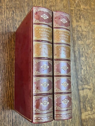 Item #10948 THE POETICAL WORKS. With Portraits. BROWNING. ROBERT