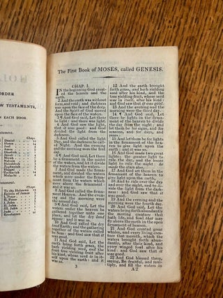 THE HOLY BIBLE. Containing the Old and New testaments: translated out of the original tongues: and with the former translations diligently compared and revised, by His Majesty's command. Appointed to be read in Churches. Stereotype edition.
