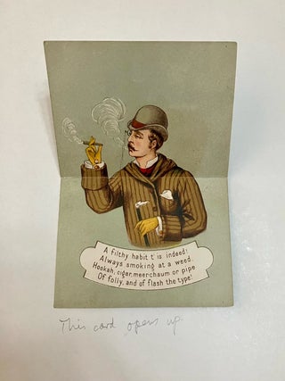 ALBUM OF 19TH CENTURY MOVABLES, LIFT-UPS, CHRISTMAS CARDS AND PRINTED EPHEMERA.