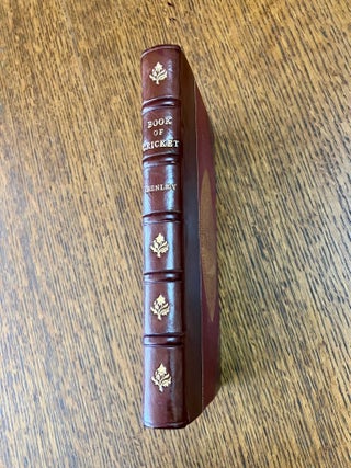 Item #11003 THE BOYS' BOOK OF CRICKET. With a foreword by P. F. warner. HENLEY. F. A. H