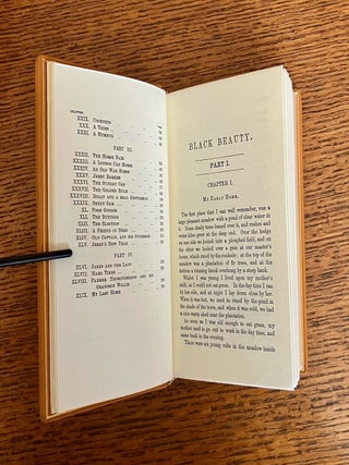 BLACK BEAUTY. His Grooms and Companions. The autobiography of a Horse. Translated from the original Equine by Anna Sewell.