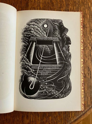 Item #11028 THE COMMANDMENTS. BRABY. DOROTHEA. Arranges and Illustrates