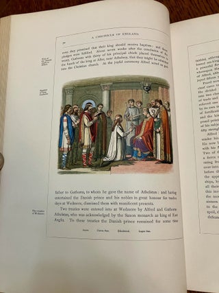 A CHRONICLE OF ENGLAND. B.C. 55 - A.D. 1485. The designs engraved and printed in colours by Edmund Evans.
