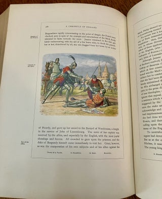 A CHRONICLE OF ENGLAND. B.C. 55 - A.D. 1485. The designs engraved and printed in colours by Edmund Evans.
