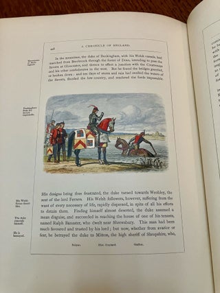 A CHRONICLE OF ENGLAND. B.C. 55 - A.D. 1485. The designs engraved and printed in colours by Edmund Evans.