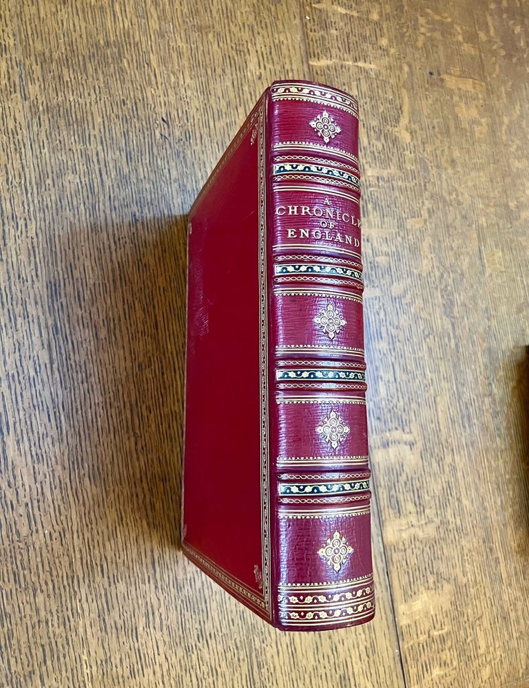 Item #11067 A CHRONICLE OF ENGLAND. B.C. 55 - A.D. 1485. The designs engraved and printed in colours by Edmund Evans. DOYLE. JAMES. E.