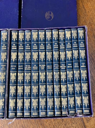 THE PLAYS AND WORKS OF J. M. BARRIE. The uniform edition. Includes: Peter Pan, Quality Street, The Admirable Crichton, The Little Minister, The Little white bird, etc.