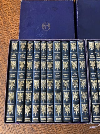 THE PLAYS AND WORKS OF J. M. BARRIE. The uniform edition. Includes: Peter Pan, Quality Street, The Admirable Crichton, The Little Minister, The Little white bird, etc.