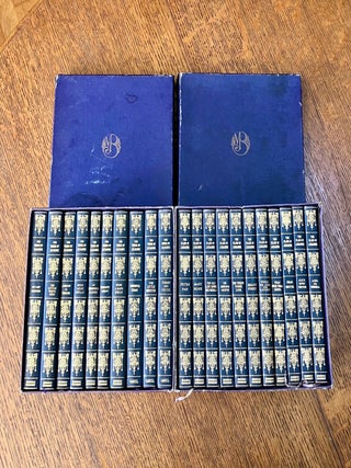 Item #11110 THE PLAYS AND WORKS OF J. M. BARRIE. The uniform edition. Includes: Peter Pan,...
