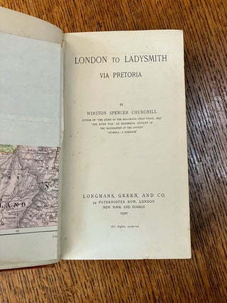 LONDON TO LADYSMITH. Via Pretoria.